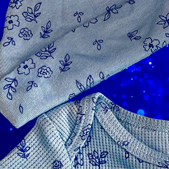 NEW 3pc Thermal Carters Unisex Blue Boy or Girl Comfy Cotton Blend 6M - Picture 3 of 6